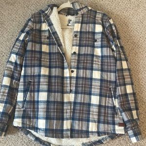 L.L. bean relaxed fit fleece lined flannel
